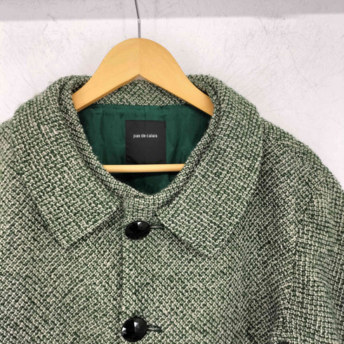 パドカレ pas de calais ウールレーヨン ツイードジャケット レディース JPN:38